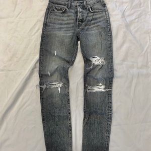 GRLFRND Karolina Straight Jean - Flint size 24